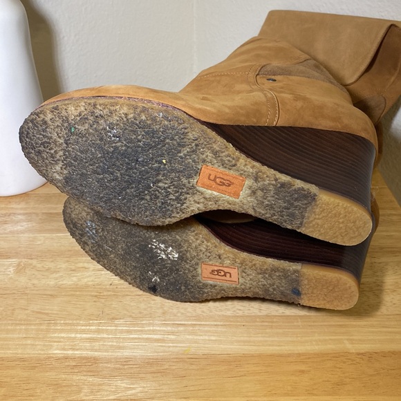 UGG Chestnut Ravenna Tall Suede Boots - Picture 7 of 9